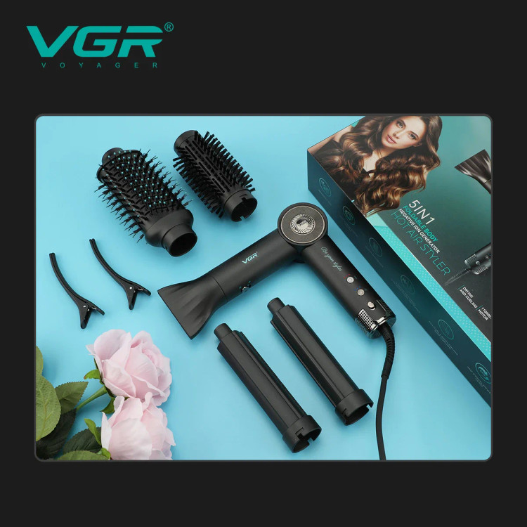 سشوار و استایلر ۵ کاره حرفهای وی جی آر (VGR) مدل V-483