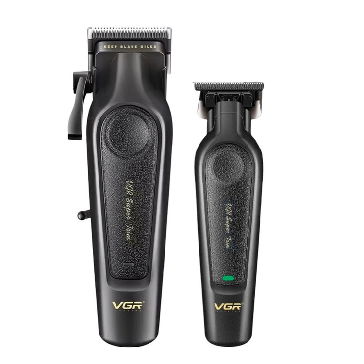 ست حرفهای ماشین اصلاح VGR مدل V-197 و V-995 | پکیج کامل اصلاح سر و صورت