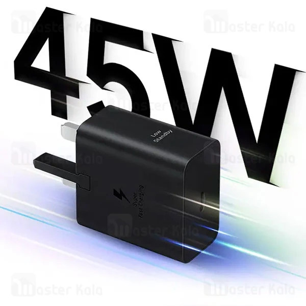 شارژر ۴۵ وات سامسونگ مدل EP-T4511 اصلی (سه پین) | سوپر فست شارژ 2.0