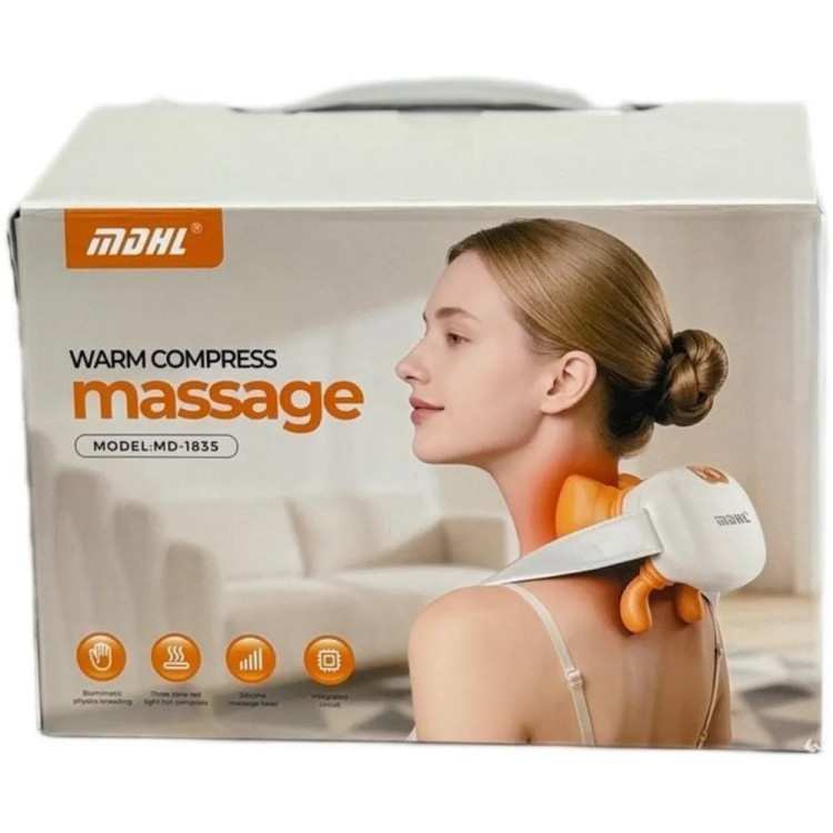 ماساژور گردن و شانه MDHL مدل MD-1835 | تسکین دردهای عضلانی و رفع خستگی